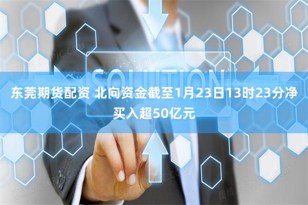 东莞期货配资 北向资金截至1月23日13时23分净买入超50亿元